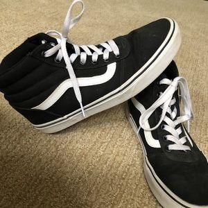 Black high top vans